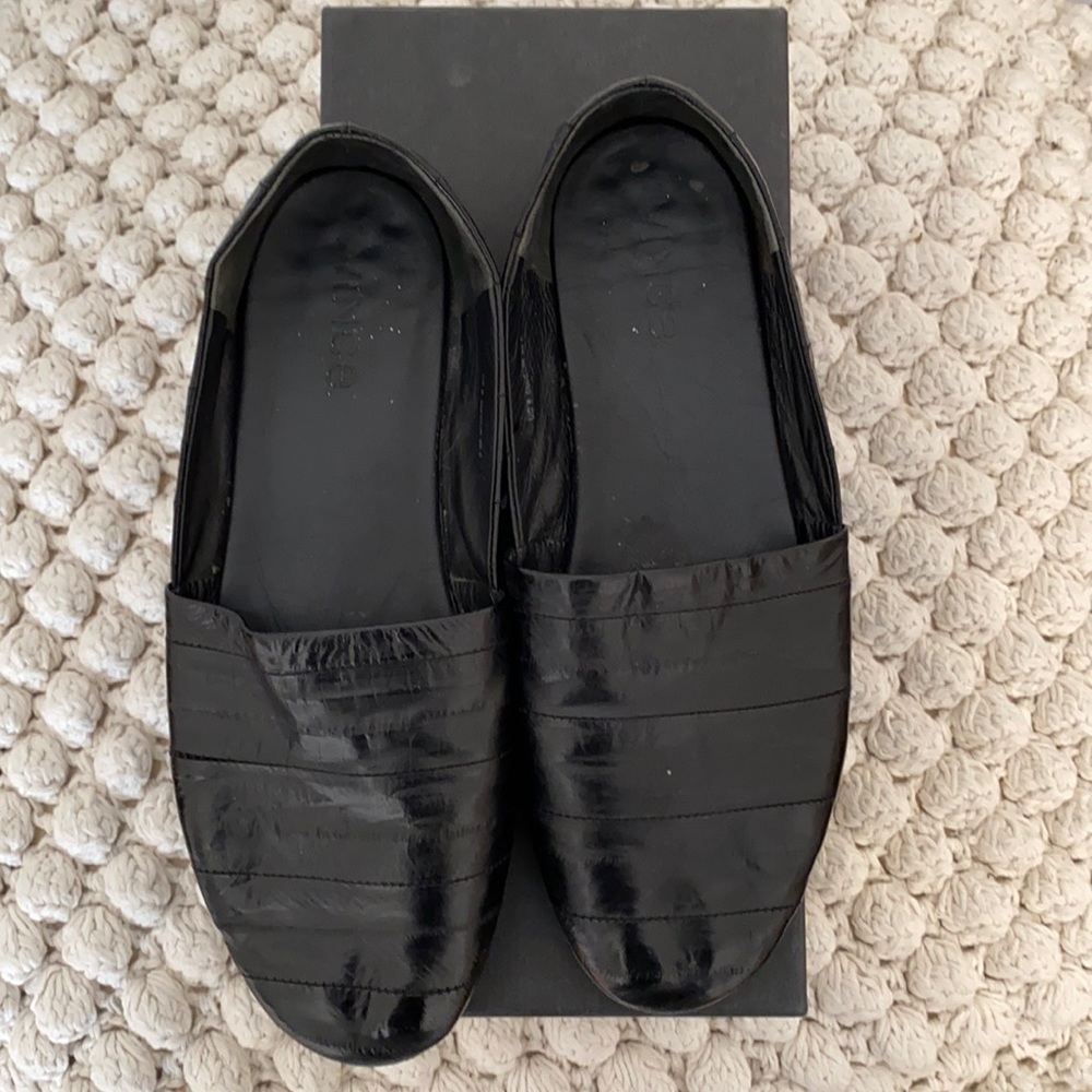Vince loafer black leather